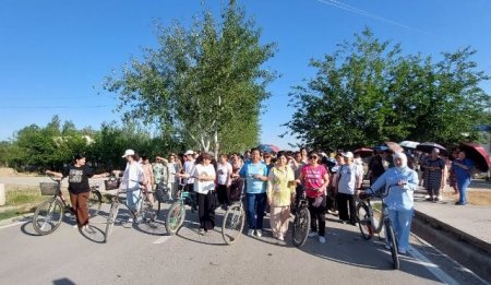 Zafarobod tumanida xotin-qizlar ishtirokida sog‘lomlashtirish tadbiri tashkil etildi.